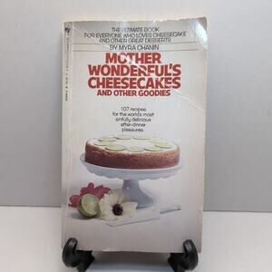 Mother Wonderful's Cheesecakes Myra Chanin 1982 Signed Paperback Bantam Cookbook